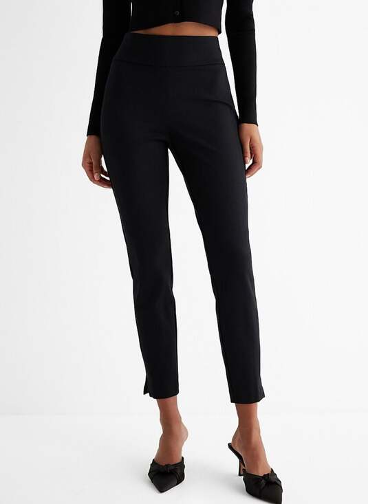 Express Pants - Express High Waisted Luxe Comfort Knit Columnist Ankle Pant